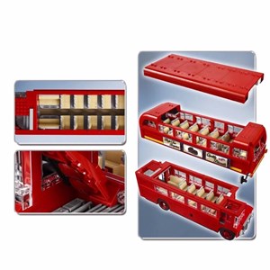 لگو کریتور اتوبوس لندن 1711 تکه مدل Lepin 71045 London Bus_اسباب بازی