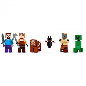 لگو ماینکرافت حمله به روستاییان 834 قطعه مدل My World Minecraft 1035_اسباب بازی