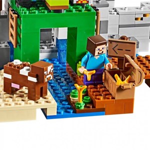 لگو ماینکرافت حمله به روستاییان 834 قطعه مدل My World Minecraft 1035_اسباب بازی