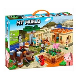 لگو ماینکرافت شکار گنج 598 قطعه مدل My World Minecraft 1044_اسباب بازی