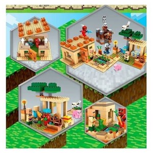 لگو ماینکرافت شکار گنج 598 قطعه مدل My World Minecraft 1044_اسباب بازی