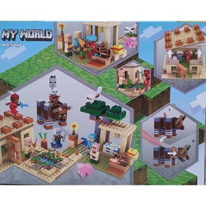 لگو ماینکرافت شکار گنج 598 قطعه مدل My World Minecraft 1044_اسباب بازی