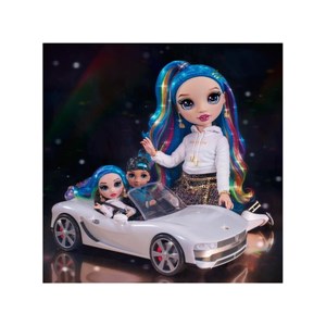 اسباب بازی ماشین تغییر رنگ جادویی رنگین کمانی مدل MGA - Rainbow High - High Convertible Color Change Car_اسباب بازی