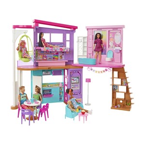 ست خانه عروسکی تعطیلات به همراه 30 اکسسوری مدل Mattel - Dolls - Barbie Vacation House Playset with 30 Pieces_اسباب بازی