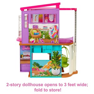 ست خانه عروسکی تعطیلات به همراه 30 اکسسوری مدل Mattel - Dolls - Barbie Vacation House Playset with 30 Pieces_اسباب بازی