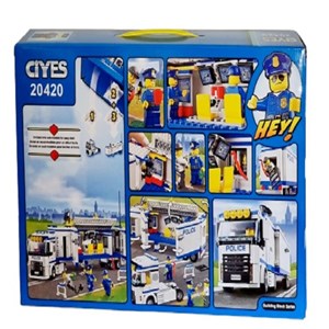 لگو سیتی تریلی پلیس 375 قطعه مدل Ciyes 20420_اسباب بازی