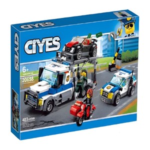 لگو سیتی وسایل نقلیه پلیس 403 قطعه مدل Ciyes 20658_اسباب بازی