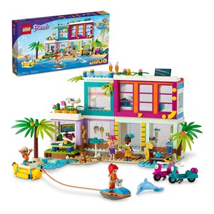 لگو فرندز خانه ساحلی 686 قطعه مدل Lego Friends - Vacation Beach House - 41709 Building Kit_اسباب بازی