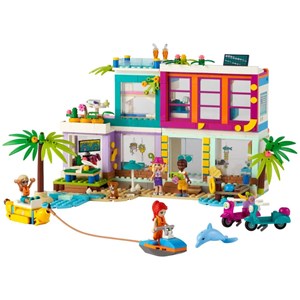 لگو فرندز خانه ساحلی 686 قطعه مدل Lego Friends - Vacation Beach House - 41709 Building Kit_اسباب بازی