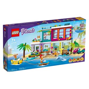 لگو فرندز خانه ساحلی 686 قطعه مدل Lego Friends - Vacation Beach House - 41709 Building Kit_اسباب بازی