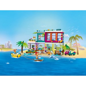 لگو فرندز خانه ساحلی 686 قطعه مدل Lego Friends - Vacation Beach House - 41709 Building Kit_اسباب بازی