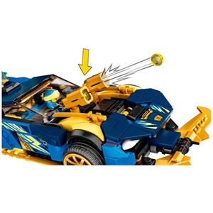 لگو نینجاگو ماشین مسابقه EVO جی و نیا 536 قطعه مدل Lego Ninjago - Jay and Nya’s Race Car EVO - 71776 Building Kit_اسباب بازی
