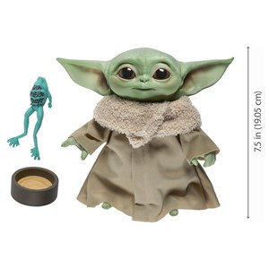 عروسک رباتیک سخنگوی بیبی یودا مدل Hasbro - Star Wars The Child Talking Plush Toy_اسباب بازی