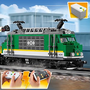 لگو سیتی قطار بازی کنترلی 1226 قطعه مدل Lego City - Cargo Train - 60198 Building Kit_اسباب بازی