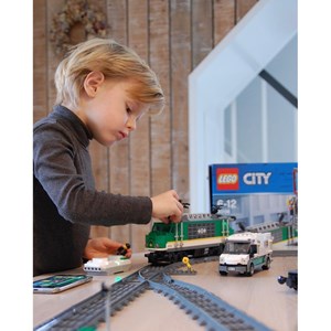 لگو سیتی قطار بازی کنترلی 1226 قطعه مدل Lego City - Cargo Train - 60198 Building Kit_اسباب بازی