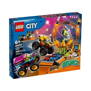 لگو سیتی بدلکاری ماشین آفرود و موتور 668 قطعه مدل Lego City - Stunt Show Arena - 60295 Building Kit_اسباب بازی