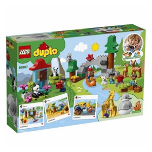 لگو دوپلو دنیای حیوانات 121 قطعه مدل Lego - Duplo - World Animals - 10907 Building Kit_اسباب بازی