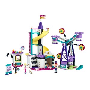 لگو فرندز سرسره و چرخ و فلک جادویی 545 قطعه مدل Lego Friends - Magical Ferris Wheel and Slide - 41689 Building Kit_اسباب بازی