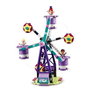 لگو فرندز سرسره و چرخ و فلک جادویی 545 قطعه مدل Lego Friends - Magical Ferris Wheel and Slide - 41689 Building Kit_اسباب بازی