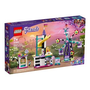 لگو فرندز سرسره و چرخ و فلک جادویی 545 قطعه مدل Lego Friends - Magical Ferris Wheel and Slide - 41689 Building Kit_اسباب بازی