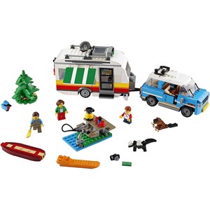 لگو کریتور 3 در 1 کاروان خانوادگی 766 قطعه مدل Lego Creator - 3in1 Caravan Family - 31108 building Kit_اسباب بازی