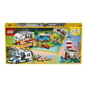 لگو کریتور 3 در 1 کاروان خانوادگی 766 قطعه مدل Lego Creator - 3in1 Caravan Family - 31108 building Kit_اسباب بازی