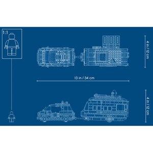 لگو کریتور 3 در 1 کاروان خانوادگی 766 قطعه مدل Lego Creator - 3in1 Caravan Family - 31108 building Kit_اسباب بازی