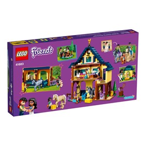 لگو فرندز مرکز اسب سواری جنگلی 511 قطعه مدل Lego Friends - Forest Horseback Riding Center - 41683 Building Kit_اسباب بازی