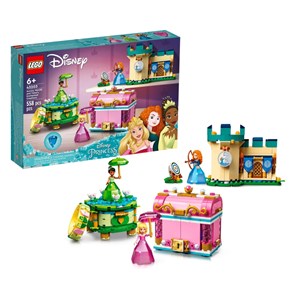 لگو دیزنی خانه های پرنسس های دیزنی 558 قطعه مدل Lego Disney - Aurora, Merida and Tiana’s Enchanted Creations - 43203 Building Kit_اسباب بازی