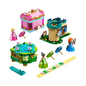 لگو دیزنی خانه های پرنسس های دیزنی 558 قطعه مدل Lego Disney - Aurora, Merida and Tiana’s Enchanted Creations - 43203 Building Kit_اسباب بازی
