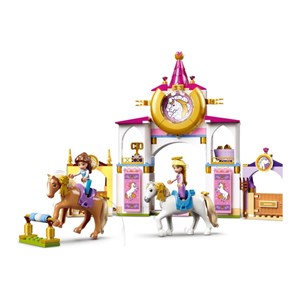 لگو دیزنی اسطبل سلطنتی پرنسس بل و پرنسس راپونزل 239 قطعه مدل Lego Disney - Belle and Rapunzel's Royal Stables - 43195 Building Kit_اسباب بازی