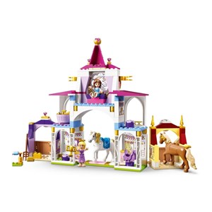 لگو دیزنی اسطبل سلطنتی پرنسس بل و پرنسس راپونزل 239 قطعه مدل Lego Disney - Belle and Rapunzel's Royal Stables - 43195 Building Kit_اسباب بازی