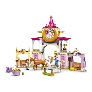 لگو دیزنی اسطبل سلطنتی پرنسس بل و پرنسس راپونزل 239 قطعه مدل Lego Disney - Belle and Rapunzel's Royal Stables - 43195 Building Kit_اسباب بازی