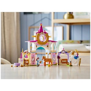 لگو دیزنی اسطبل سلطنتی پرنسس بل و پرنسس راپونزل 239 قطعه مدل Lego Disney - Belle and Rapunzel's Royal Stables - 43195 Building Kit_اسباب بازی