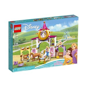 لگو دیزنی اسطبل سلطنتی پرنسس بل و پرنسس راپونزل 239 قطعه مدل Lego Disney - Belle and Rapunzel's Royal Stables - 43195 Building Kit_اسباب بازی