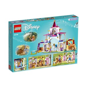 لگو دیزنی اسطبل سلطنتی پرنسس بل و پرنسس راپونزل 239 قطعه مدل Lego Disney - Belle and Rapunzel's Royal Stables - 43195 Building Kit_اسباب بازی