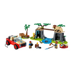 لگو سیتی ماشین آفرود نجات حیات وحش 157 قطعه مدل Lego City - Wildlife Rescue Off-Roader - 60301 Building Kit_اسباب بازی