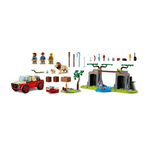 لگو سیتی ماشین آفرود نجات حیات وحش 157 قطعه مدل Lego City - Wildlife Rescue Off-Roader - 60301 Building Kit_اسباب بازی