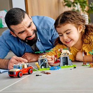 لگو سیتی ماشین آفرود نجات حیات وحش 157 قطعه مدل Lego City - Wildlife Rescue Off-Roader - 60301 Building Kit_اسباب بازی