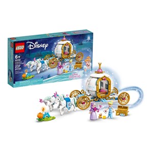 لگو دیزنی کالسکه سلطنتی سیندرلا 237 قطعه مدل Lego Disney - Cinderella’s Royal Carriage - 43192 Building Kit_اسباب بازی