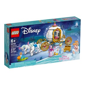 لگو دیزنی کالسکه سلطنتی سیندرلا 237 قطعه مدل Lego Disney - Cinderella’s Royal Carriage - 43192 Building Kit_اسباب بازی