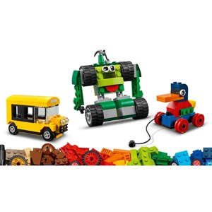 لگو کلاسیک چرخ های مختلف 653 قطعه مدل Lego Classic - Bricks and Wheels - 11014 Building Kit_اسباب بازی