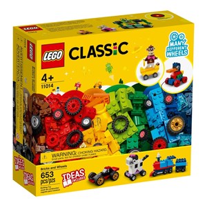 لگو کلاسیک چرخ های مختلف 653 قطعه مدل Lego Classic - Bricks and Wheels - 11014 Building Kit_اسباب بازی