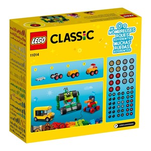 لگو کلاسیک چرخ های مختلف 653 قطعه مدل Lego Classic - Bricks and Wheels - 11014 Building Kit_اسباب بازی