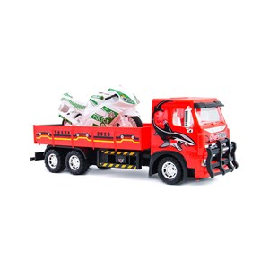 اسباب بازی کامیون حمل موتور درج توی Dorj Toy