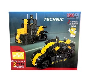 اسباب بازی ساختنی کامیون مسابقه 158 قطعه کلیکس توی CLIX TOY_اسباب بازی