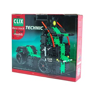 اسباب بازی ساختنی کامیون مسابقه 158 قطعه کلیکس توی CLIX TOY_اسباب بازی