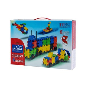 اسباب بازی ساختنی کروزر 111 قطعه کلیکس توی CLIX TOY