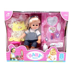 عروسک دخترانه جدید بیبی بورن هشت کاره BABY BORN_اسباب بازی