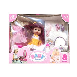 عروسک دخترانه جدید بیبی بورن هشت کاره BABY BORN_اسباب بازی